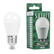 Лампа светодиодная SAFFIT SBG4520 Шарик E27 20W 230V 6400K 55278