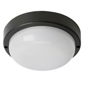 Светильник светодиодный пылевлагозащищённый Feron AL3005 в пластиковом корпусе 12W 4000K 220V IP65 черный 51469