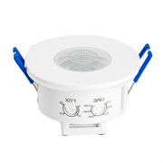 Датчик движения и освещенности 1200W 8m 120°(гориз.) 360°(верт.) белый, SEN55, артикул 51519 51519