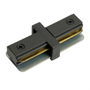 Коннектор прямой однофазный для шинопровода, черный, LD1020 51898