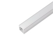 Профиль алюминиевый накладной, 10х10мм, серебро, CAB243 52151