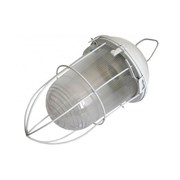 Светильник НСП 02-100-003 313х170х170мм, E27 max 100 Вт, стальной корпус, стекло, решетка, IP54, белый 53174