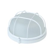 Светильник НБП 03-60-002 190х176х90мм, E27 max 60 Вт, алюм., стекло, решетка, IP54, белый 53176