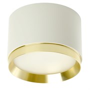 Светильник потолочный Feron Barrel DUET HL459  12W, 230V,GX53, белый + золото IP20 52022
