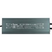 Трансформатор электронный для светодиодной ленты 250W 12V IP67 (драйвер), LB007 FERON 53081