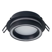 Светильник потолочный встраиваемый, 15W 230V GX53, черный, круг, без лампы, DL514, Feron 53310