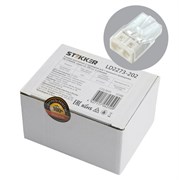 Клемма монтажная 2-проводная STEKKER  для 1-жильного проводника, LD2273-202 32388