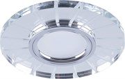 Светильник встраиваемый с LED подсветкой Feron CD982 потолочный MR16 G5.3 прозрачный, хром 32439