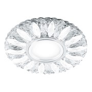 Светильник встраиваемый с белой LED подсветкой Feron CD917 потолочный MR16 G5.3 прозрачный-матовый 29536