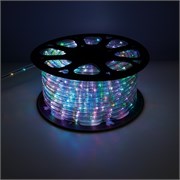 Дюралайт светодиодный Feron LED-R2W 2-х жильный, RGB 1,44Вт/м 24LED/м 50м 230V 41031