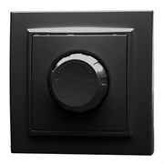 Выключатель диммирующий STEKKER, PSW10-9006-03, 250V, 650W, серия Эрна, черный 39474