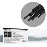HSTG-321-100BK Термоусадочная трубка клеевая 3,2/1,0 длина 100 см., усадка 3:1, черный 39751