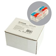 Клемма супер-компактная проходная серии 219 на 2 контакта STEKKER,LD219-422 49781