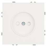 Розетка 1-местная с защитной шторкой (механизм), STEKKER, б/з, 250В, 16А, серия Эмили, RST16-5109-01 , белый фарфор, soft touch 49876