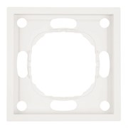 Рамка STEKKER, PFR00-5001-01 1-местная, серия Эмили, белый фарфор, soft touch 49884