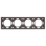 Рамка STEKKER, PFR00-5004-09 4-местная, серия Эмили, антрацит, soft touch 49939