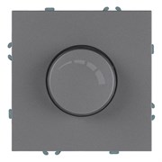 Выключатель диммирующий (механизм), STEKKER, 250В, 500W, серия Эмили, RSW10-5106-10, платиново-серый, soft touch 49946