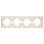 Рамка STEKKER, PFR00-5004-08 4-местная, серия Эмили, кашемир, soft touch 49913