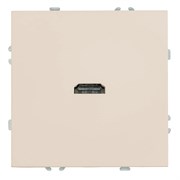 Розетка HDMI 2.0 Type A (механизм), STEKKER, серия Эмили, RST00-5118-08, кашемир, soft touch 50169