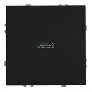 Розетка HDMI 2.0 Type A (механизм), серия Эмили, STEKKER, RST00-5118-05, черный уголь, soft touch 50171