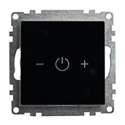 Выключатель диммирующий сенсорный (механизм) 250В, 150W, серия Катрин, черный 50277