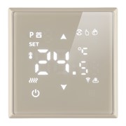 Терморегулятор Wi-Fi (механизм), STEKKER, 250В, 3500Вт, серия Эмили, RSW00-5119-08, кашемир, soft touch 50427
