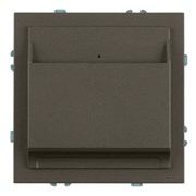 Выключатель карточный (механизм), STEKKER, 250В, 40А, серия Эмили, RSW40-5114-09, антрацит, soft touch 50701