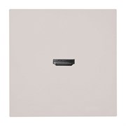Розетка HDMI 2.0 Type A (механизм), STEKKER, серия Мия, RST00-3118-08, пудровый жемчуг 50829