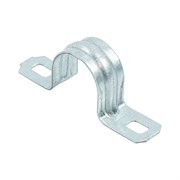 SMD-21-22 Скоба монтажная двухлапковая СМД 21-22 оцинк.сталь (уп 100 шт) 55386