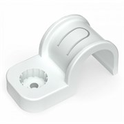 Крепеж-скоба пластиковая односторонняя для прямого монтажа STEKKER PMFB25G серая (упаковка 50 шт) 50773