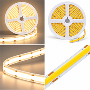 Лента светодиодная COB  320SMD(2110)/ 5Вт/м 24V 5000*8*1.8мм 3000K, IP20, LS539 FERON 53592