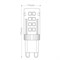 Лампа светодиодная Feron LB-432 G9 5W 175-265V 4000K 25770 - фото 130078 Лампа светодиодная Feron LB-432 G9 5W 175-265V 4000K 25770 - фото 130078