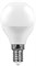 Лампа светодиодная Feron LB-550 Шарик E14 9W 175-265V 2700K 25801 - фото 130186
