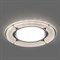 Светильник встраиваемый с белой LED подсветкой Feron CD4039 потолочный GX53 без лампы, белый матовый, хром 40506 - фото 132876