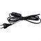 Сетевой шнур (с выключателем) черный, 2м, DM107 - фото 133094