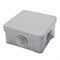 Коробка разветвительная STEKKER EBX10-34-44 250/380В, 75*75*44мм, 10А, 4 ввода, IP53, светло-серая (КЭМ 3-10-4 (П)) - фото 133855