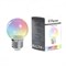 Лампа светодиодная Feron LB-37 Шарик прозрачный E27 1W RGB быстрая смена цвета - фото 134180