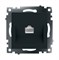 Розетка компьютерная 1-местная RJ-45 (механизм), STEKKER GLS00-7107-05, серия Катрин, черный 39613 - фото 136165 Розетка компьютерная 1-местная RJ-45 (механизм), STEKKER GLS00-7107-05, серия Катрин, черный 39613 - фото 136165