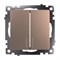 Выключатель 2-клавишный c индикатором (механизм), STEKKER GLS10-7102-02, 250В, 10А, серия Катрин, шампань 39593 - фото 136196 Выключатель 2-клавишный c индикатором (механизм), STEKKER GLS10-7102-02, 250В, 10А, серия Катрин, шампань 39593 - фото 136196