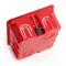 Коробка монтажная для полых стен, с пластиковыми зажимами, с крышкой, 120*92*45мм STEKKER EBX30-02-1-20-120, красный 49008 - фото 139776