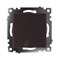 Розетка 1-местная с/з с крышкой (механизм), STEKKER GLS16-7112-04, 250В, 16А с защитной шторкой, серия Катрин, шоколад 49029 - фото 140022