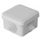 Коробка разветвительная STEKKER EBX10-34-55, 70*70*40мм, 4 ввода, IP55, светло-серая (GE41236) - фото 142102