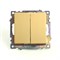 Переключатель 2-клавишный (механизм), STEKKER, GLS10-7107-08, 250В, 10А, серия Катрин, золото 49220 - фото 146253 Переключатель 2-клавишный (механизм), STEKKER, GLS10-7107-08, 250В, 10А, серия Катрин, золото 49220 - фото 146253