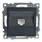 Розетка компьютерная 1-местная RJ-45 (механизм), STEKKER GLS00-7107-05, серия Катрин, черный 39613 - фото 149339 Розетка компьютерная 1-местная RJ-45 (механизм), STEKKER GLS00-7107-05, серия Катрин, черный 39613 - фото 149339