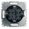 Розетка 1-местная с/з (механизм), STEKKER GLS16-7110-05, 250В, 16А с защитной шторкой, серия Катрин, черный 39610 - фото 149365 Розетка 1-местная с/з (механизм), STEKKER GLS16-7110-05, 250В, 16А с защитной шторкой, серия Катрин, черный 39610 - фото 149365