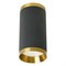 Светильник потолочный Feron ML190 Barrel GATSBY MR16 GU10 35W 230V, черный + античное золото 48851 - фото 150189