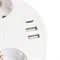 HM10-51-01 Удлинитель 5-местный с/з, 3x1мм2, 2.5м, 250В, 16А, 2USB+С 5V 3,1А, серия Comfort, белый 49591 - фото 152090