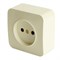 Розетка 1-местная б/з открытой установки, STEKKER, 250В, 10А, IP20, серия София, слоновая кость, MST10-11-04 49484 - фото 152936 Розетка 1-местная б/з открытой установки, STEKKER, 250В, 10А, IP20, серия София, слоновая кость, MST10-11-04 49484 - фото 152936