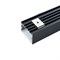Профиль алюминиевый накладной "Линии света", черный, CAB257 10370 - фото 155545