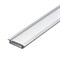 Профиль алюминиевый встраиваемый широкий, серебро, CAB252 10293 - фото 155995
